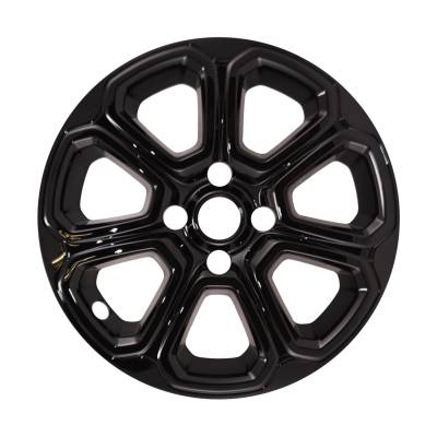 Coast To Coast - Coast To Coast IWCIMP456BLK 16" Wheel Skin 7 Spoke Gloss Black 4pc