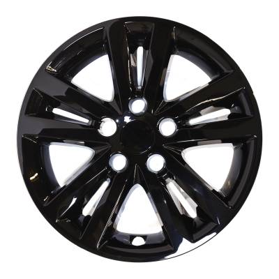 Coast To Coast - Coast To Coast IWCIMP453BLK Wheel Skin 16" 5 Double Spoke Snap-On Gloss Blk 4pc