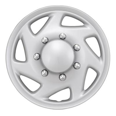 Coast To Coast - Coast To Coast IWCB9416S 16" Silver 7 Spoke Painted Wheel Covers 4pc