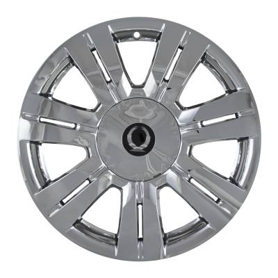 Coast To Coast - Coast To Coast IWCIMP357X 18" Wheel Skin 7 Double Spokes Chrome Snap-On 4pc