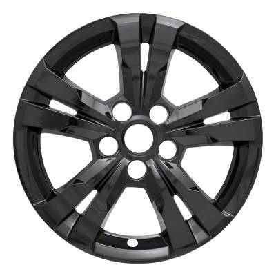 Coast To Coast - Coast To Coast IWCIMP360BLK 17" Wheel Skin 5 Spokes Gloss Black Snap-On 4pc