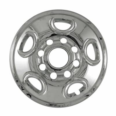 Coast To Coast - Coast To Coast IWCIMP50X 16" 5 Flat-Spoke Snap-On Wheel Skin Chrome 4pc