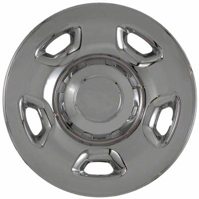 Coast To Coast - Coast To Coast IWCIMP59XN 17" 5 Flat-Spoke Snap-On Wheel Skin Chrome 4pc