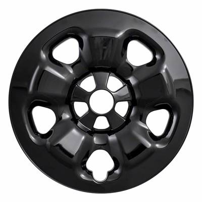 Coast To Coast - Coast To Coast IWCIMP91BLK 17" 5-Spoke Snap-On Wheel Skin Gloss Black 4pc