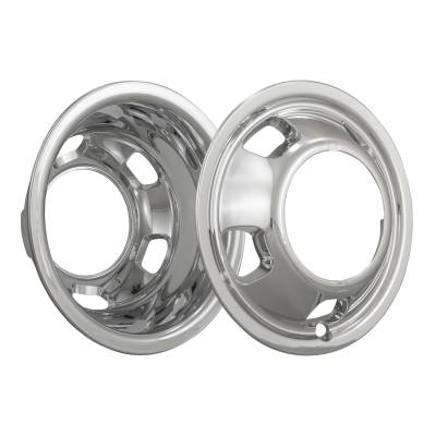 Coast To Coast - Coast To Coast IWCN8010 Wheel Simulator 17" 8-Lug 5-Hole Snap-On Chrome ABS 4pc