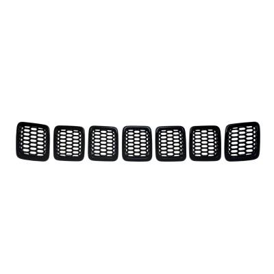 Coast To Coast - Coast To Coast ABS6478B Grille Insert 7-Piece Black ABS Overlay