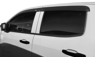Husky Liners - Husky Liners 2854049 Low Profile Ventvisor Deflector Smoke Outside Mount 4 pc.