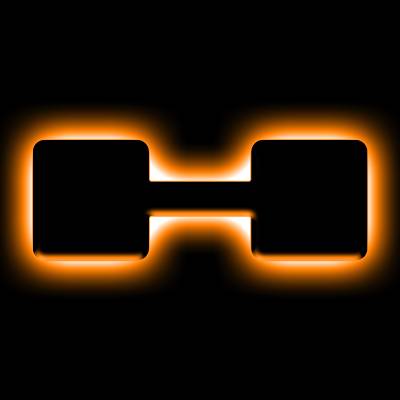 Oracle Lighting - Oracle 3141-H-005 Universal Illuminated LED Letter Badges Matte Black Finish H