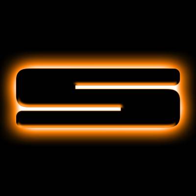 Oracle Lighting - Oracle 3141-S-005 Universal Illuminated LED Letter Badges Matte Black Finish S