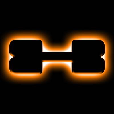 Oracle Lighting - Oracle 3141-X-005 Universal Illuminated LED Letter Badges Matte Black Finish X