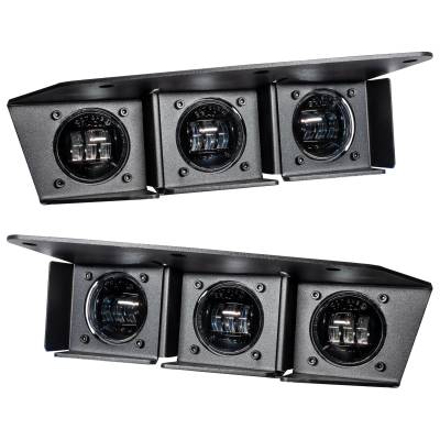 Oracle Lighting - Oracle 5890-001 Triple LED Fog Light Kit for 21-25 Ford Bronco w/Steel Bumper