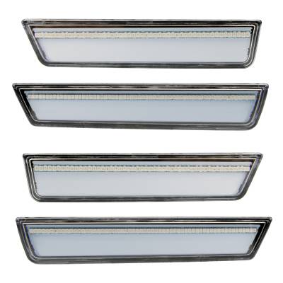 Oracle Lighting - Oracle 9800-019 Concept Sidemarker Set Clear w/o Paint for 08-14 Challenger