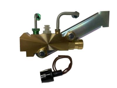 Leed Brakes - Leed Brakes PV_A3 Brass Proportioning Valve Side Mount w/lines Disc/disc