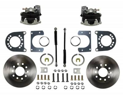 Leed Brakes - Leed Brakes RC0002 Rear Disc Brake Kit w/Plain Rotors & Zinc Plated Calipers