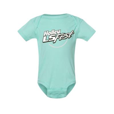Holley - Holley 10479-1ZHOL LS Fest Chill Onesie Onesie Teal
