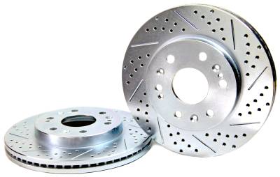 Baer Brake Systems - Baer Brakes 55097-020 Cadillac Chevy GMC 4/A/RWD Front Disc Brake Rotor Set
