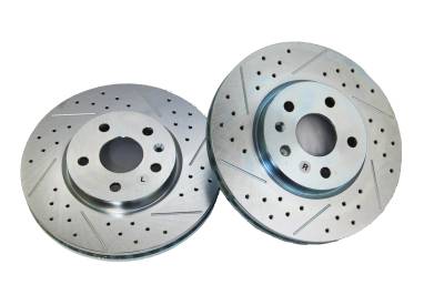 Baer Brake Systems - Baer Brakes 55174-020 Buick Chevy 2.0 2.4 3.0 3.6 Front Disc Brake Rotor Set