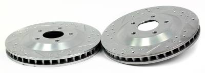 Baer Brake Systems - Baer Brakes 55043-020 Cadillac Chevrolet Front Disc Brake Rotor Set