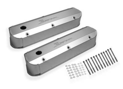 Holley Sniper EFI - Holley 890012 Valve Cover Fabricated Aluminum Natural for Ford/Lincoln/Mercury