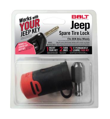 BOLT - BOLT 7032301 SPARE TIRE LOCK for Jeep Wrangler JL