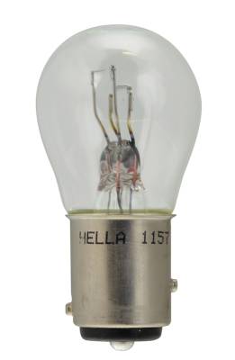 Hella - HELLA 1157 12V Dual Filament Bulb Stop Taillight