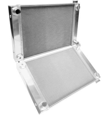 PRW - PRW 1300515 Aluminum Racing Radiator 19" x 28" w/Modular Fittings