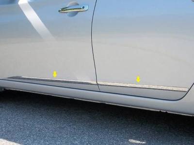 Quality Automotive Accessories - Quality Automotive AT13575 Side Accent Trim for Nissan Sentra