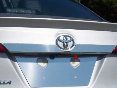 Quality Automotive Accessories - Quality Automotive LB14112 License Plate Bezel for Toyota Corolla