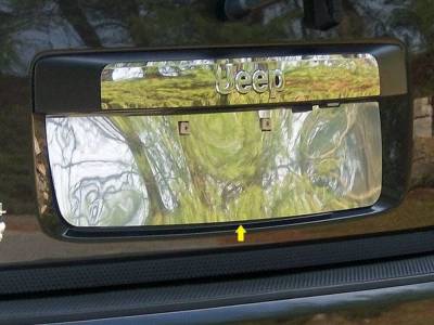 Quality Automotive Accessories - Quality Automotive LP48070 License Plate Bezel for Jeep Liberty
