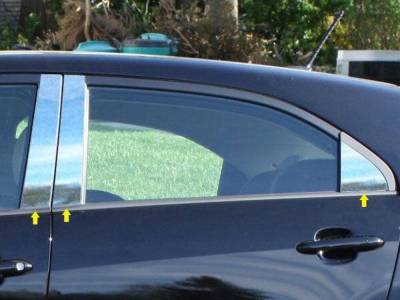 Quality Automotive Accessories - Quality Automotive PP12841 Pillar Post Kit for 13-14 Kia Rio