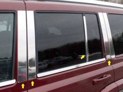 Quality Automotive Accessories - Quality Automotive PP46097 Pillar Post Kit for Jeep Commander