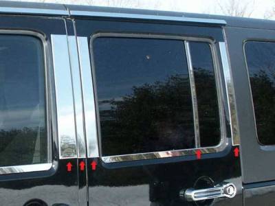 Quality Automotive Accessories - Quality Automotive PP47088 Pillar Post Kit for Jeep Wrangler