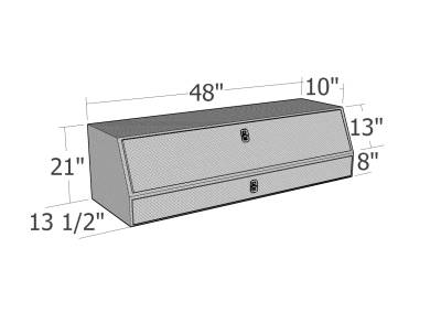 Unique Truck Accessories - Unique Truck TBS200-48-BD 48" Contr. TopSider w/Drawers & Doors Comm. Class