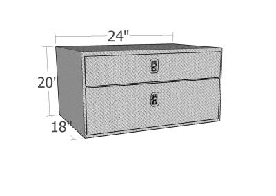 Unique Truck Accessories - Unique Truck UB24-20TD 24"x20" UnderBody w/Top Drawer