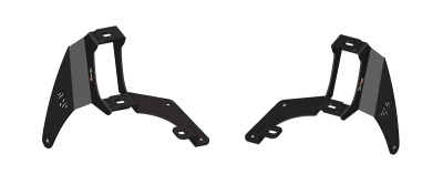 Quake LED - Quake LED QBJ913 A-Pillar Dual Pod/52" Light Bar Mount for Jeep JL/Gladiator