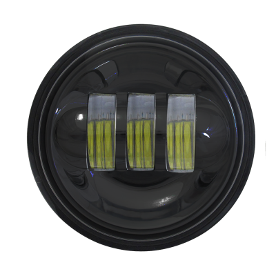 Quake LED - Quake LED QTE464 4.5" 30 Watt Fog Light Black Reflector Tempest Series