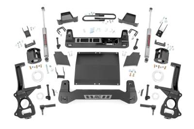 Rough Country Suspension Systems - Rough Country 6" Suspension Lift Kit 2025 Sierra 1500 RWD/4WD 3.0L 110230D