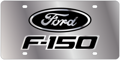 Eurosport Daytona - Eurosport Daytona 1505N-1B Stainless License Plate Ford F150 Logo