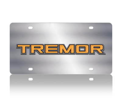 Eurosport Daytona - Eurosport Daytona 1526-1 Stainless License Plate Tremor Logo