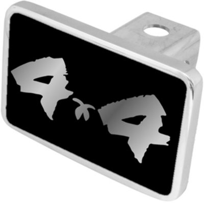 Eurosport Daytona - Eurosport Daytona 8410XL-1 Class III 2" Hitch Plug 4x4 Logo for Dodge/Jeep