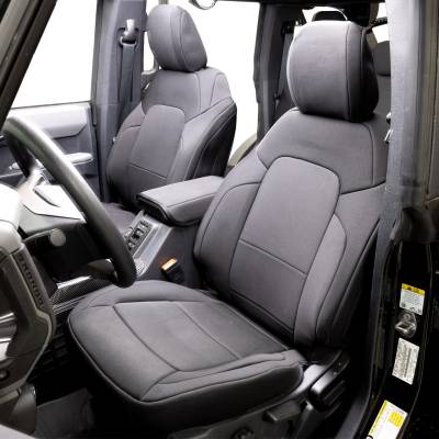 IAG Performance - IAG Performance IAG-ACC-F3105 I-Line Seat Cover Set Black Neoprene