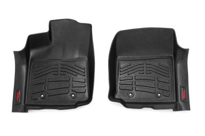 Rough Country Suspension Systems - Rough Country SM7121 Sure-Fit Floor Mats Front for Toyota Tacoma 2WD/4WD 16-23