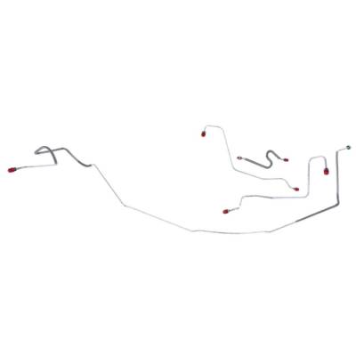 The Right Stuff Detailing - The Right Stuff CKT6704 67 Chevy Chevelle SS Brake Hydraulic Line Kit Front
