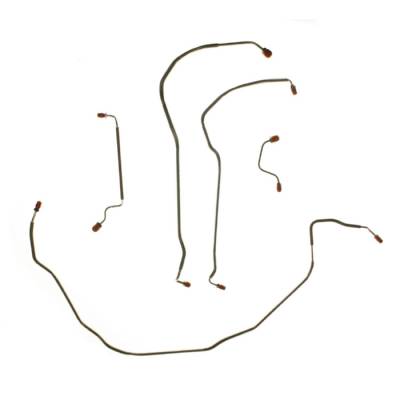 The Right Stuff Detailing - The Right Stuff CKT7003 Chevy Power Disc Brake Hydraulic Line Kit Front