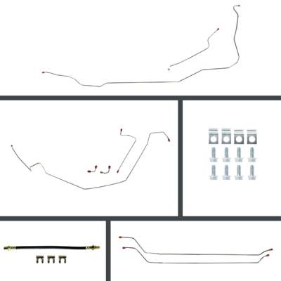 The Right Stuff Detailing - The Right Stuff ASM64C2 Select GM Cars Brake Hydraulic Line Kit