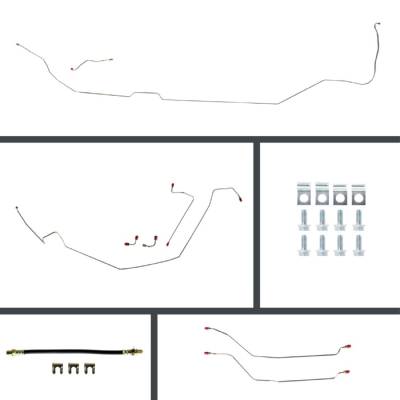 The Right Stuff Detailing - The Right Stuff ASM64H4 Select GM Cars Brake Hydraulic Line Kit