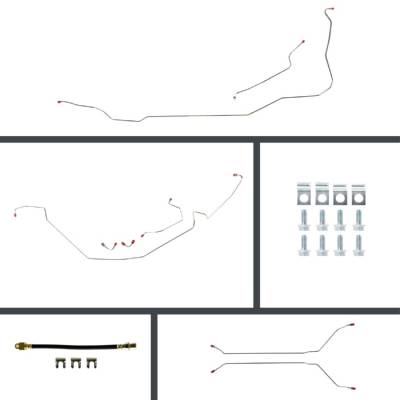 The Right Stuff Detailing - The Right Stuff ASM67C2 Select GM Cars Brake Hydraulic Line Kit