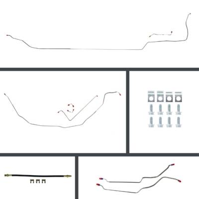 The Right Stuff Detailing - The Right Stuff ASM68C4 Select GM Cars Brake Hydraulic Line Kit