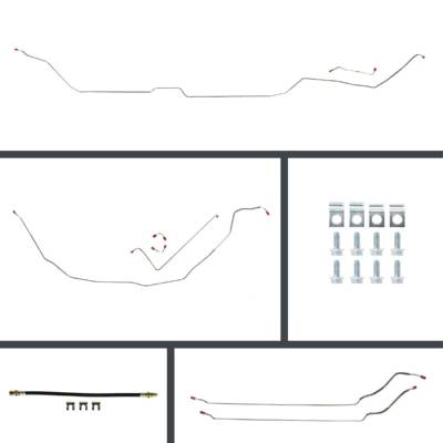 The Right Stuff Detailing - The Right Stuff ASM68H2 Select GM Cars Brake Hydraulic Line Kit
