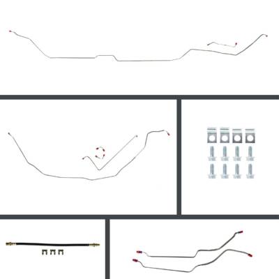 The Right Stuff Detailing - The Right Stuff ASM68H4 Select GM Cars Brake Hydraulic Line Kit